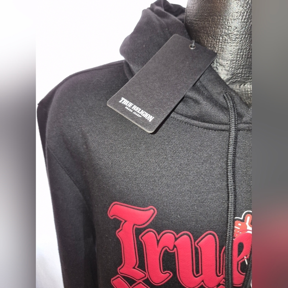 NWT's TRUE RELIGION Zip Hoodie Men's Size Large - Picture 3 of 5